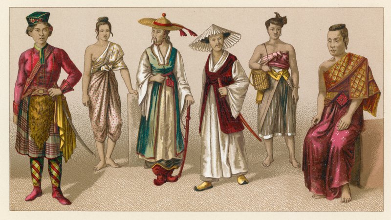 Costume asiatico da French School