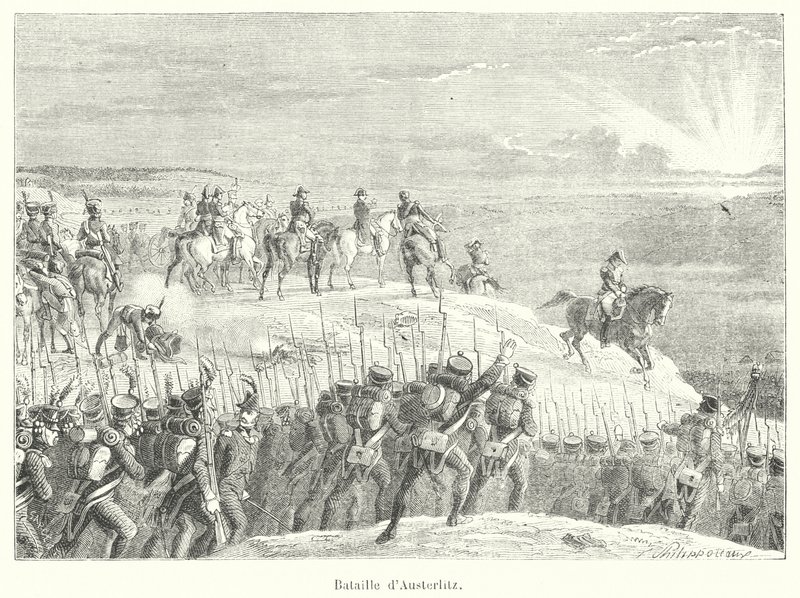Battaglia di Austerlitz da French School