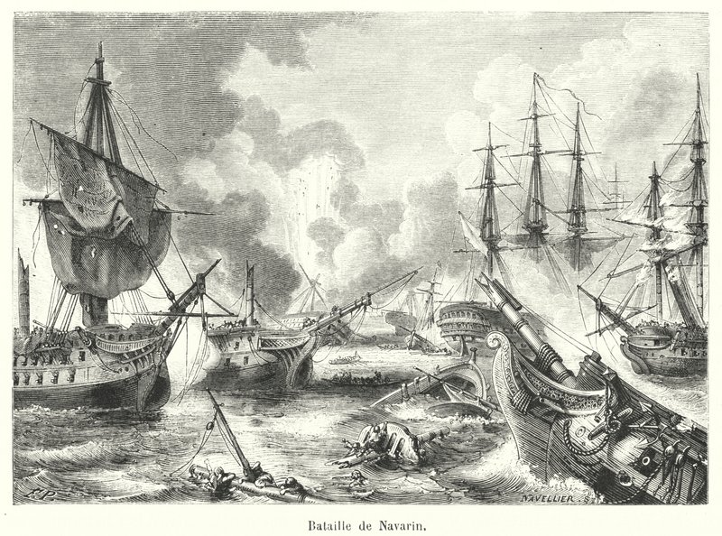 Battaglia di Navarino da French School