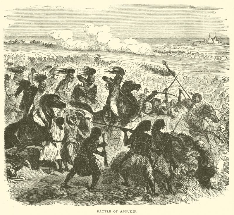 Battaglia di Aboukir (incisione) da French School
