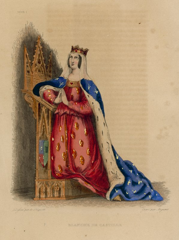 Bianca di Castiglia da French School