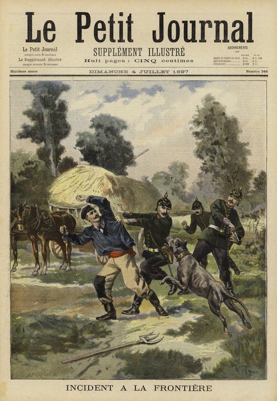 Incidente di confine, 1897 da French School
