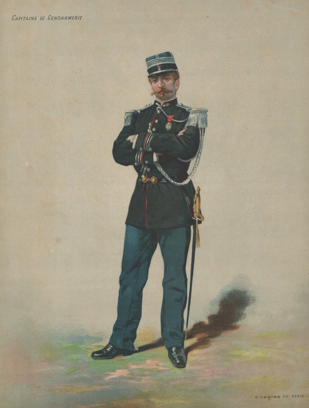 Capitano della Gendarmeria da French School
