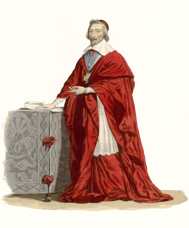 Cardinale Richelieu da French School