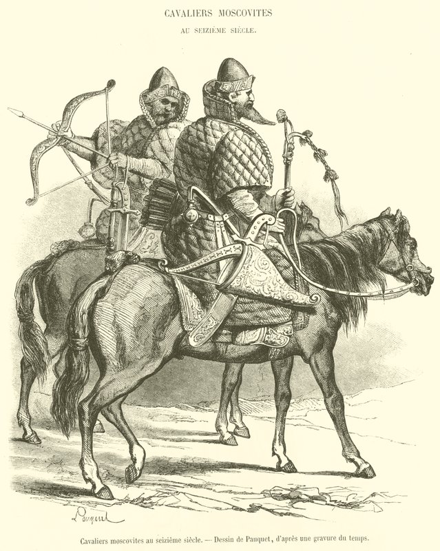 Cavalieri moscoviti nel sedicesimo secolo da French School