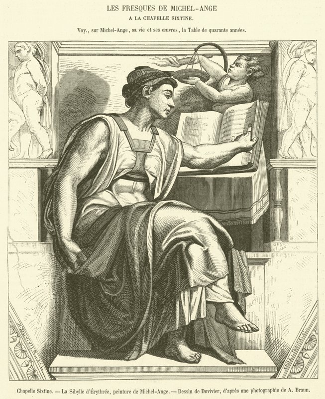 Cappella Sistina, La Sibilla Eritrea da French School