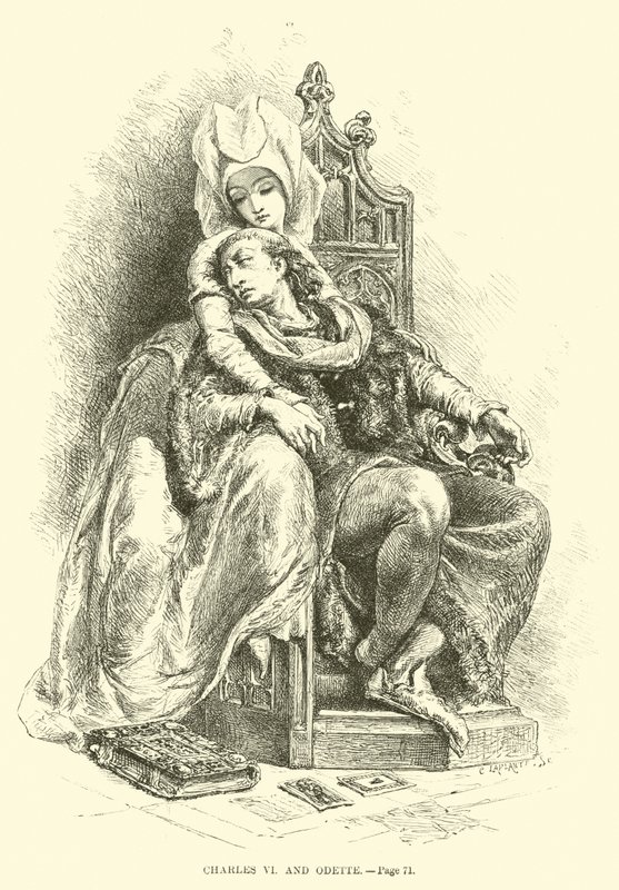 Carlo VI e Odette da French School