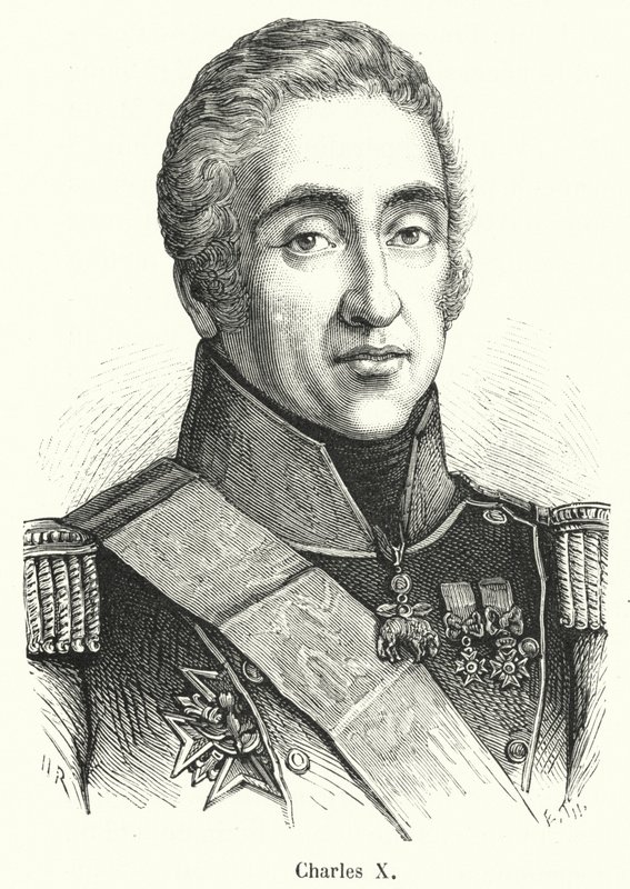 Carlo X (incisione) da French School