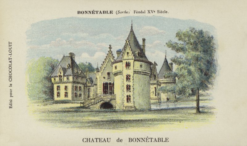 Castello di Bonnétable, Bonnétable, Sarthe da French School