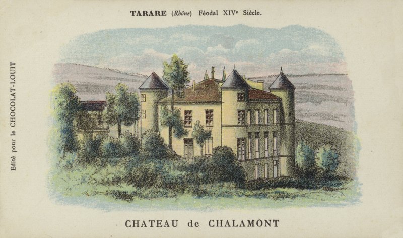 Castello di Chalamont, Tarare, Rhône da French School