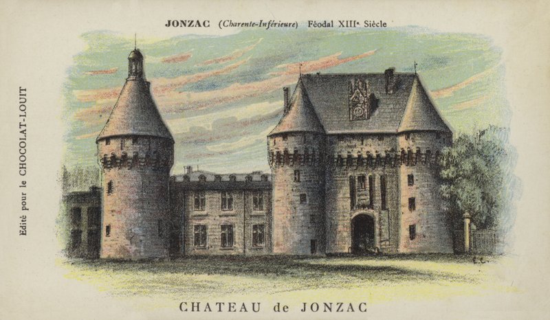 Castello di Jonzac, Jonzac, Charente Inferiore da French School