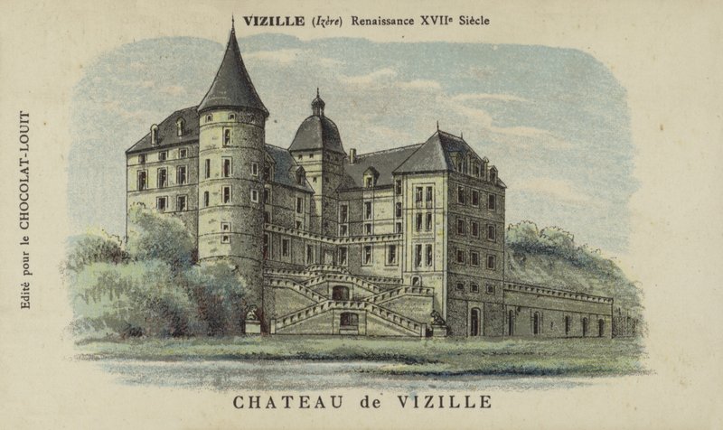 Castello di Vizille, Vizille, Isère da French School