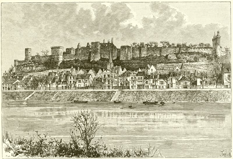 Castello di Chinon da French School
