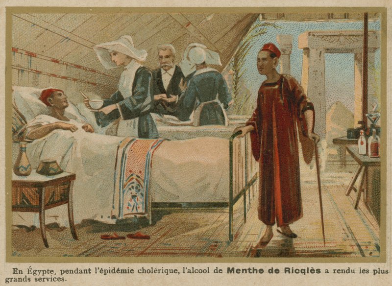 Epidemia di colera in Egitto da French School