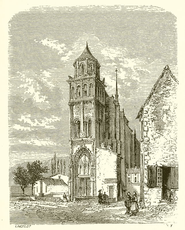 Chiesa di Santa Radegonda a Poitiers da French School