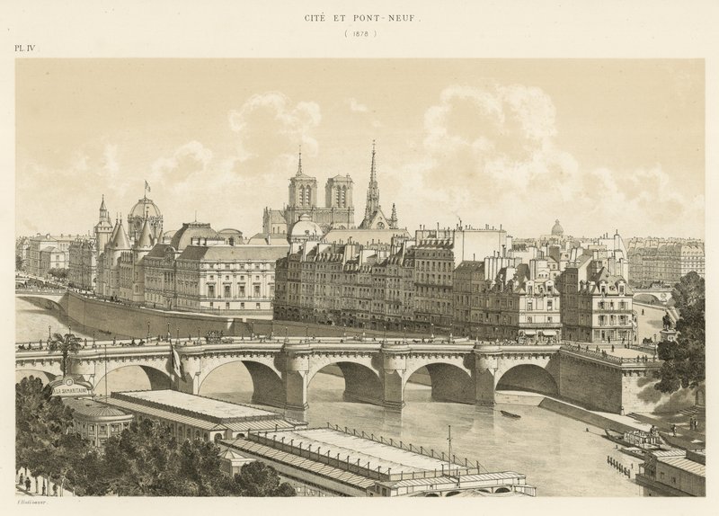 Cité e Pont-Neuf, 1878 da French School