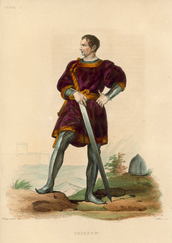 Clisson (incisione colorata) da French School