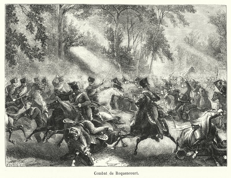 Combattimento di Roquencourt da French School