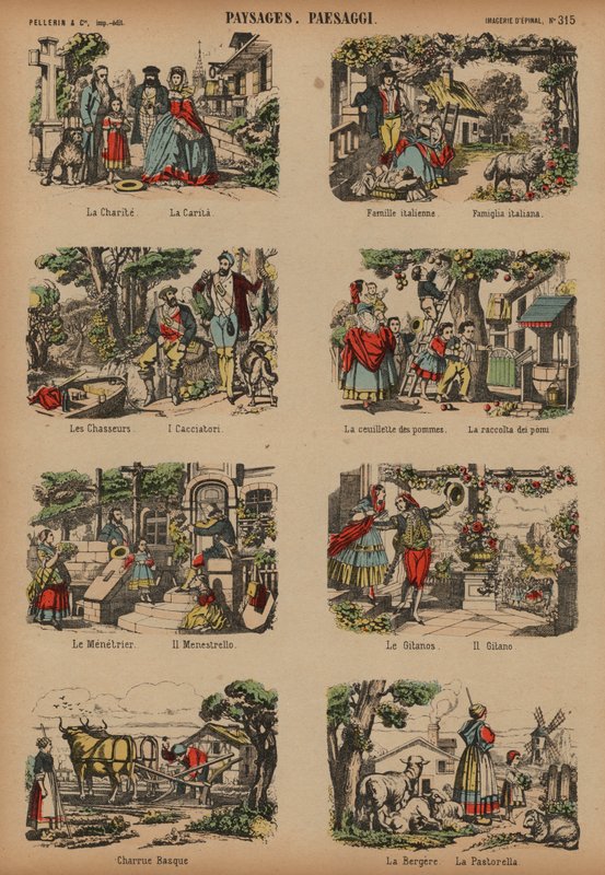 Scene di campagna da French School