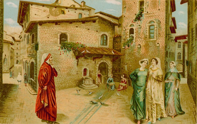 Dante e Beatrice da French School