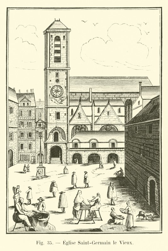 Chiesa di Saint-Germain le Vieux da French School