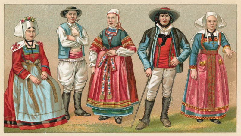 Costume francese da French School
