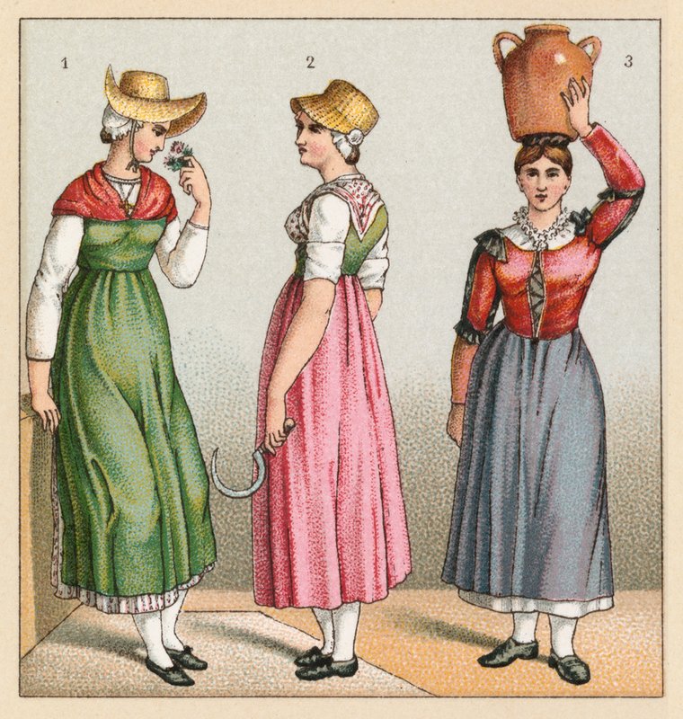 Costume francese XIX secolo da French School