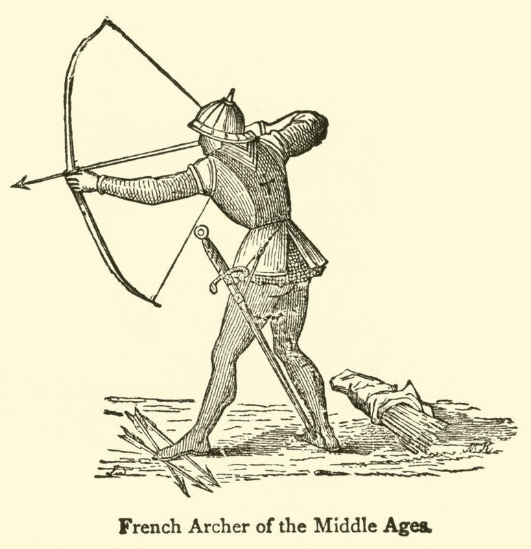 Arciere francese del Medioevo da French School