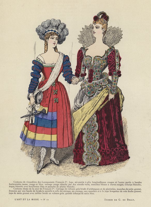 Tavola di moda francese da French School