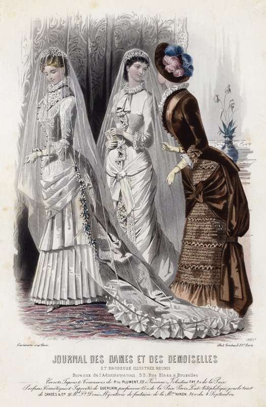 Tavola di moda francese, fine XIX secolo da French School