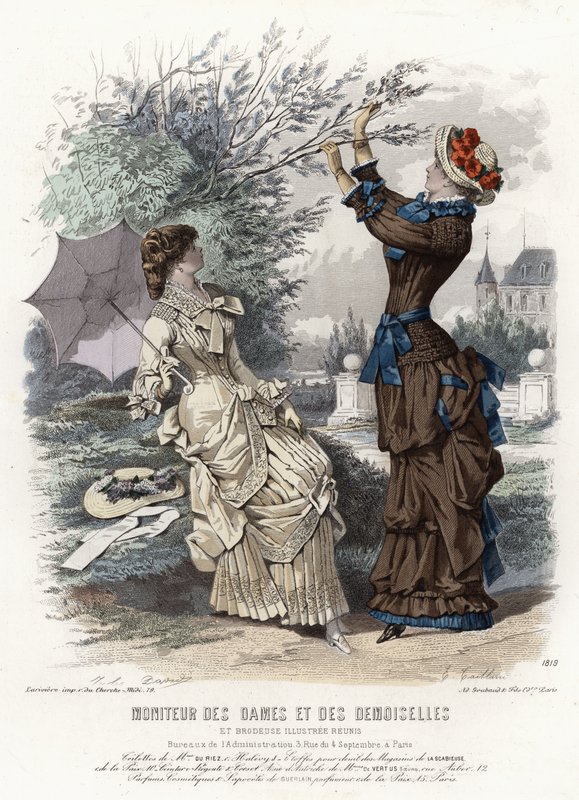 Tavola di moda francese, fine XIX secolo da French School