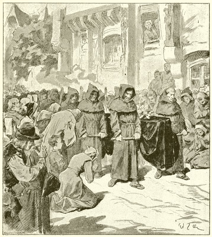 Funerale di Clemence Isaure da French School