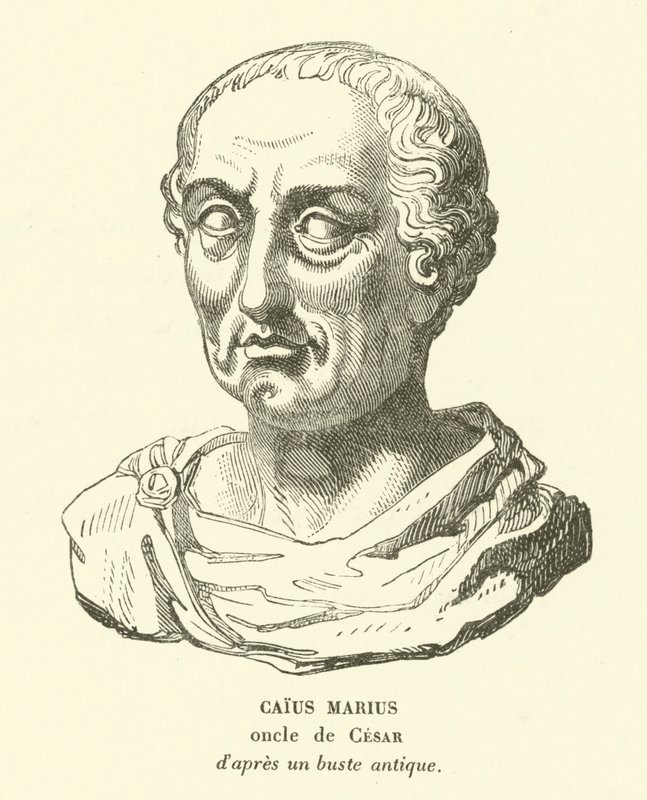 Gaio Mario, zio di Giulio Cesare da French School