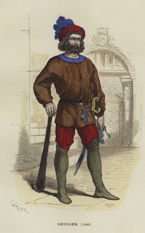 Carceriere, 1490 da French School