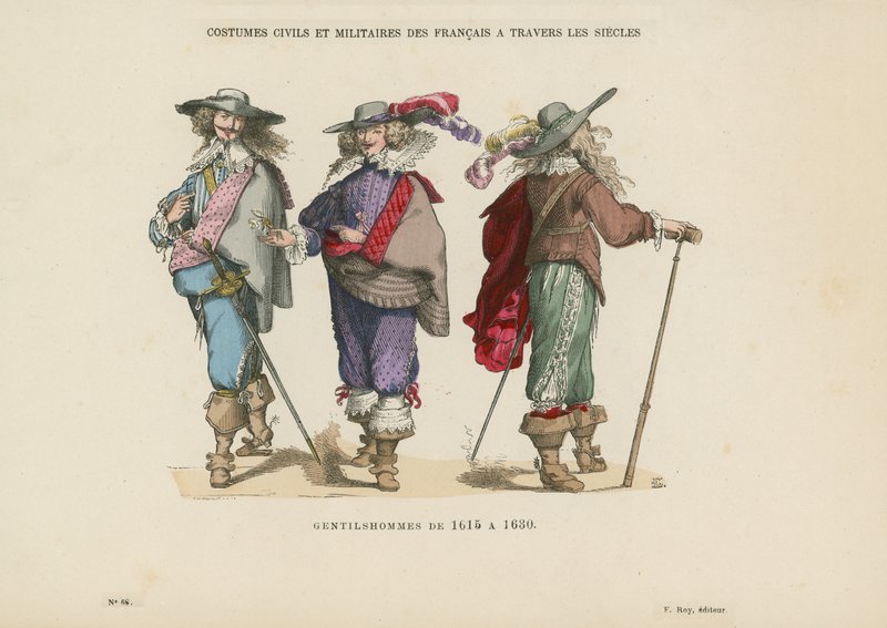 Gentiluomini del 1615-1630 da French School