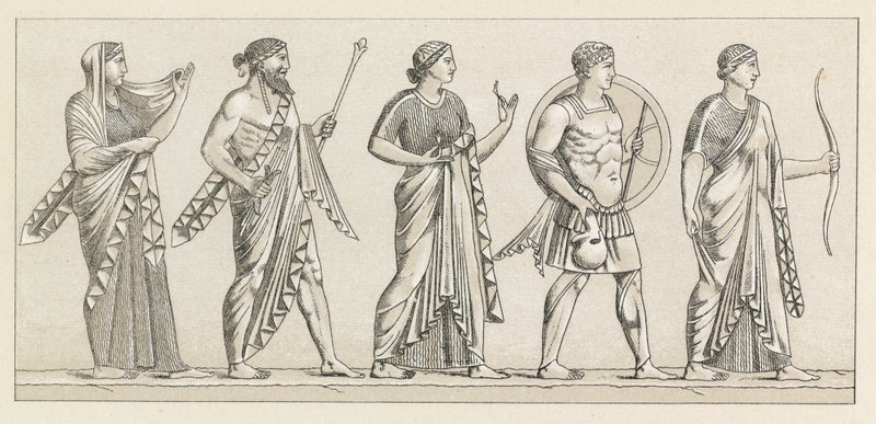 Costume Greco-Romano da French School