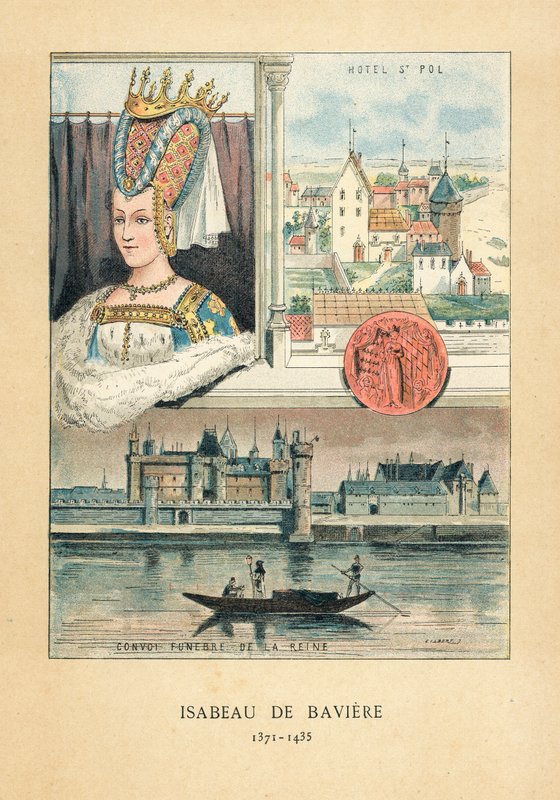 Isabeau di Baviera da French School
