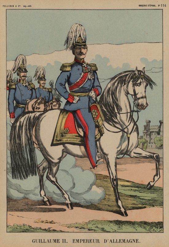Kaiser Guglielmo II di Germania da French School