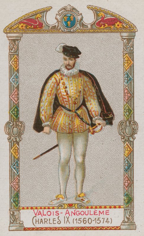 Re Carlo IX di Francia da French School