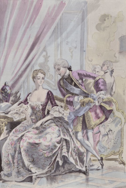 La Pompadour da French School