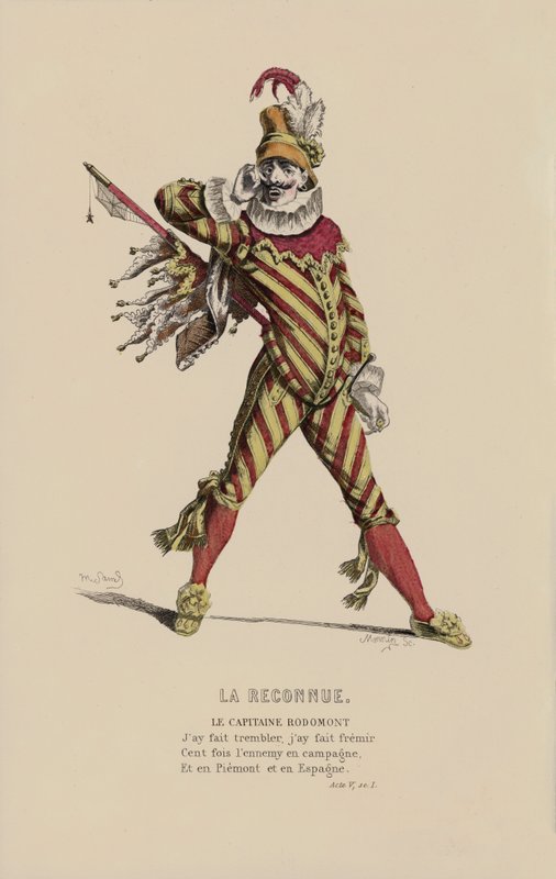 La Reconnue, Le Capitaine Rodomont da French School