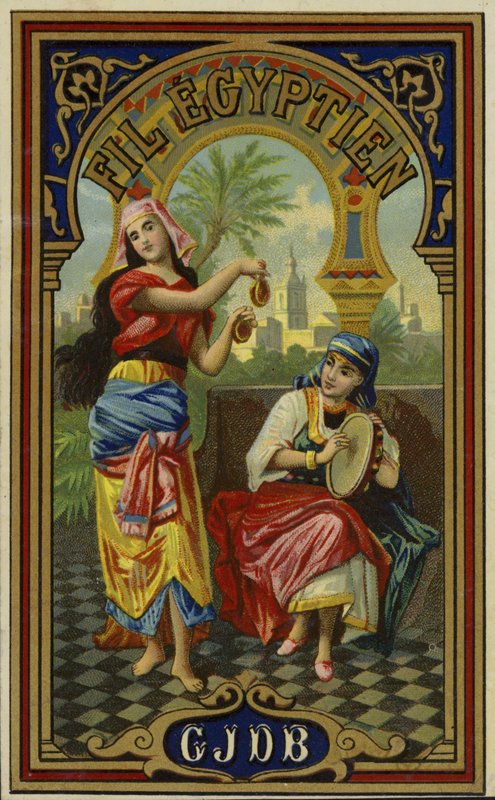 Etichetta per filo egiziano da French School