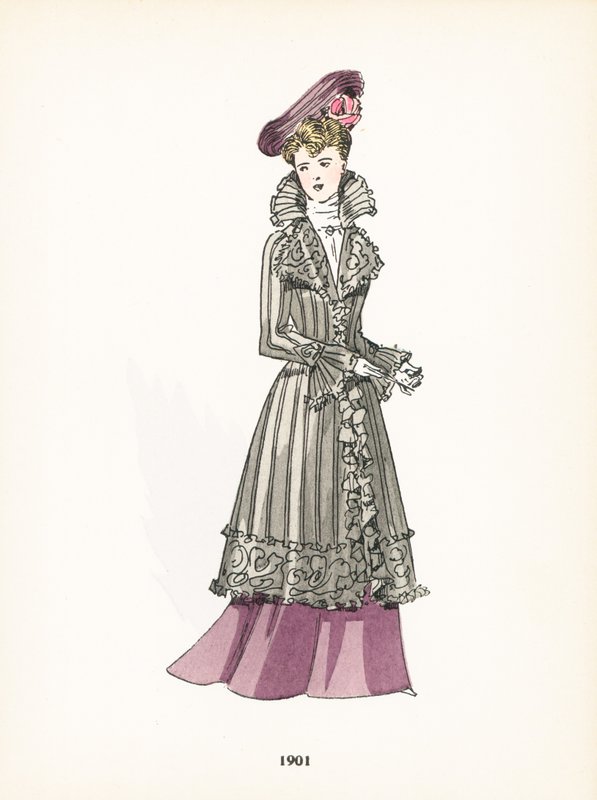Moda femminile, 1901 da French School