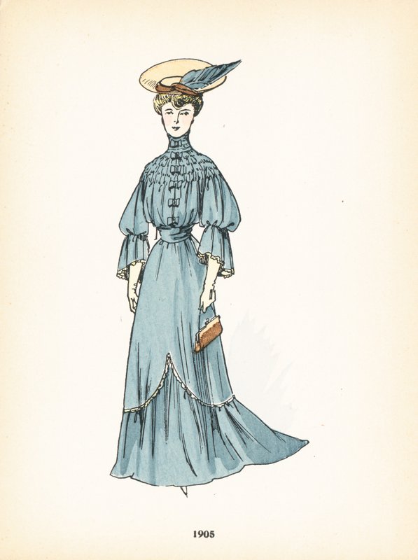Moda femminile, 1905 da French School
