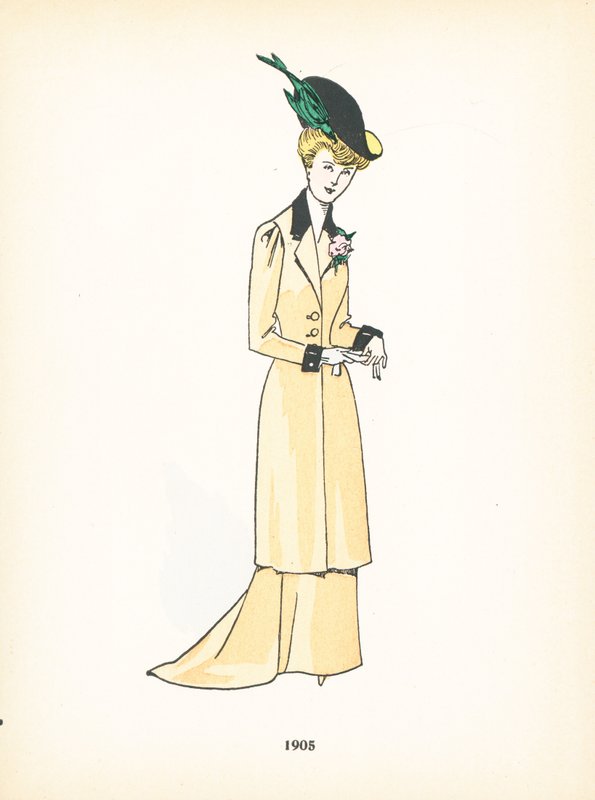 Moda femminile, 1905 da French School