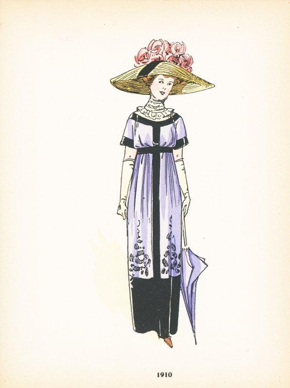 Moda femminile, 1910 da French School