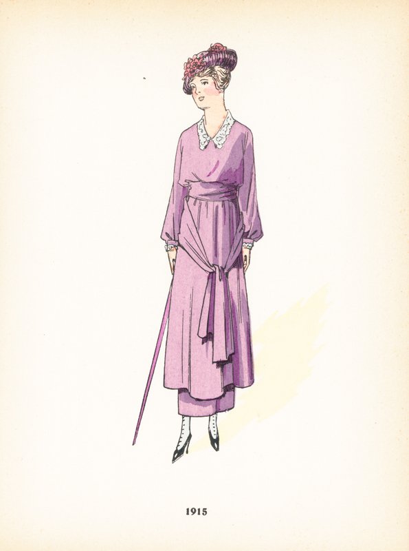 Moda femminile, 1915 da French School