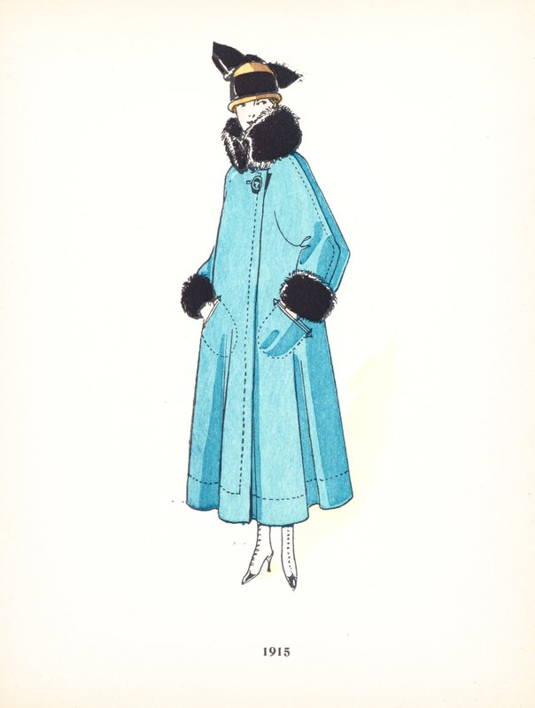 Moda femminile, 1915 da French School