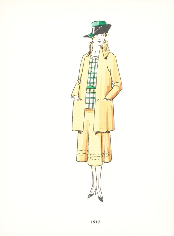 Moda femminile, 1917 da French School