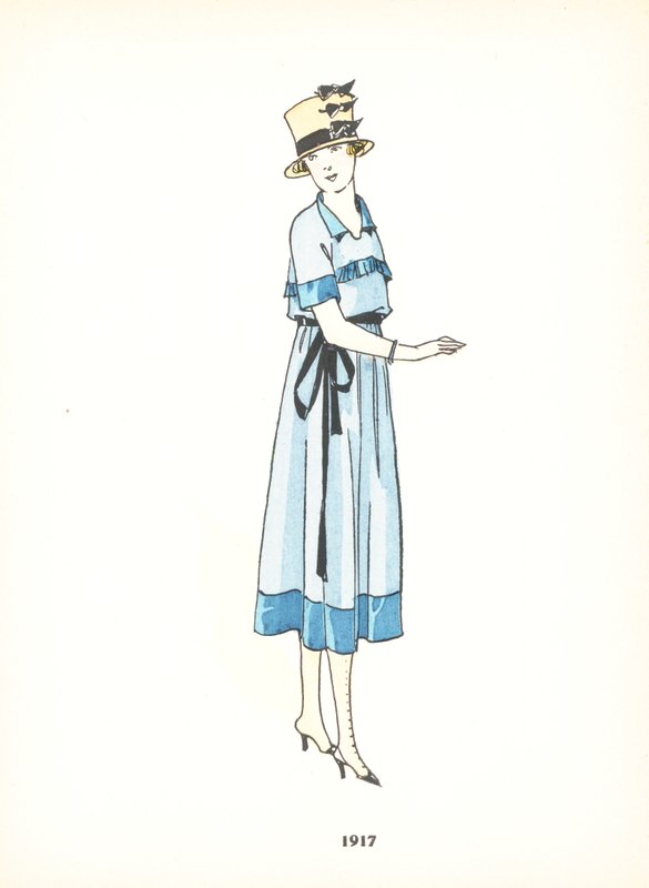 Moda femminile, 1917 da French School
